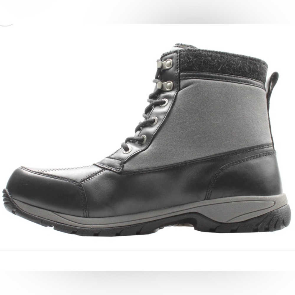 UGG Australia Eaglin Stout Black Men's Boots- BLK & Gray - Picture 3 of 14